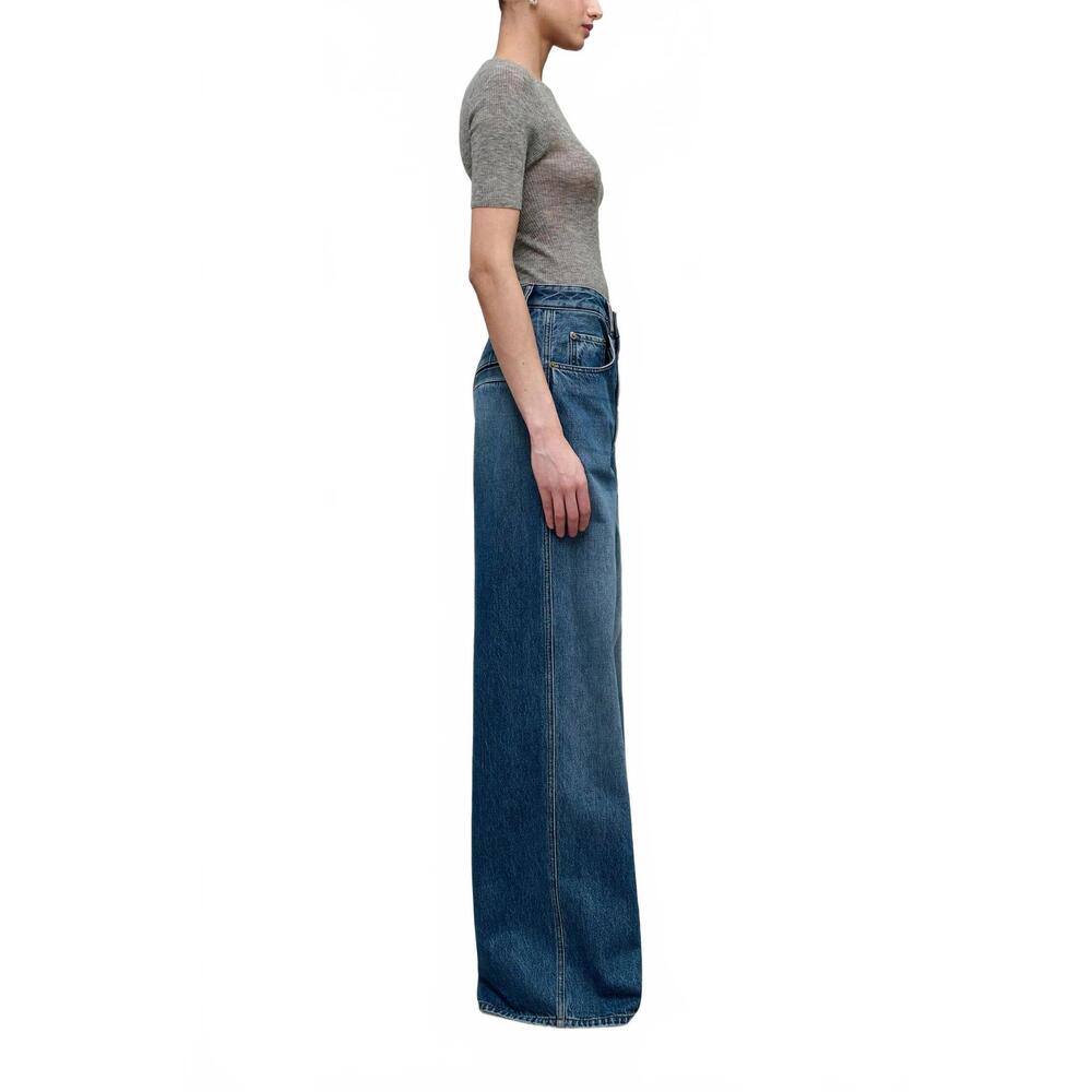NEW KALLMEYER winona wide leg jean in americana blue - Picture 2 of 4